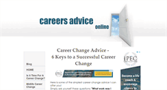 Desktop Screenshot of careers-advice-online.com